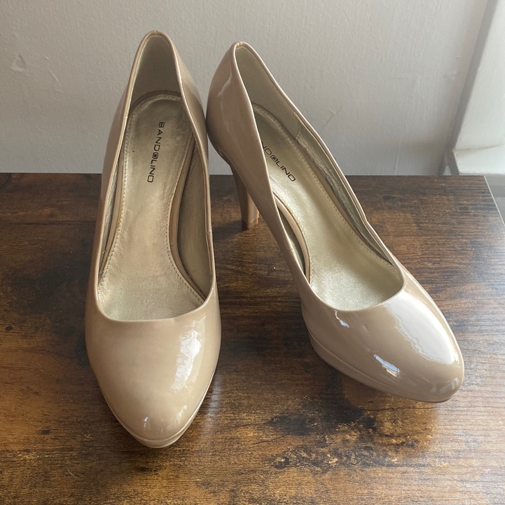 Nude high heels